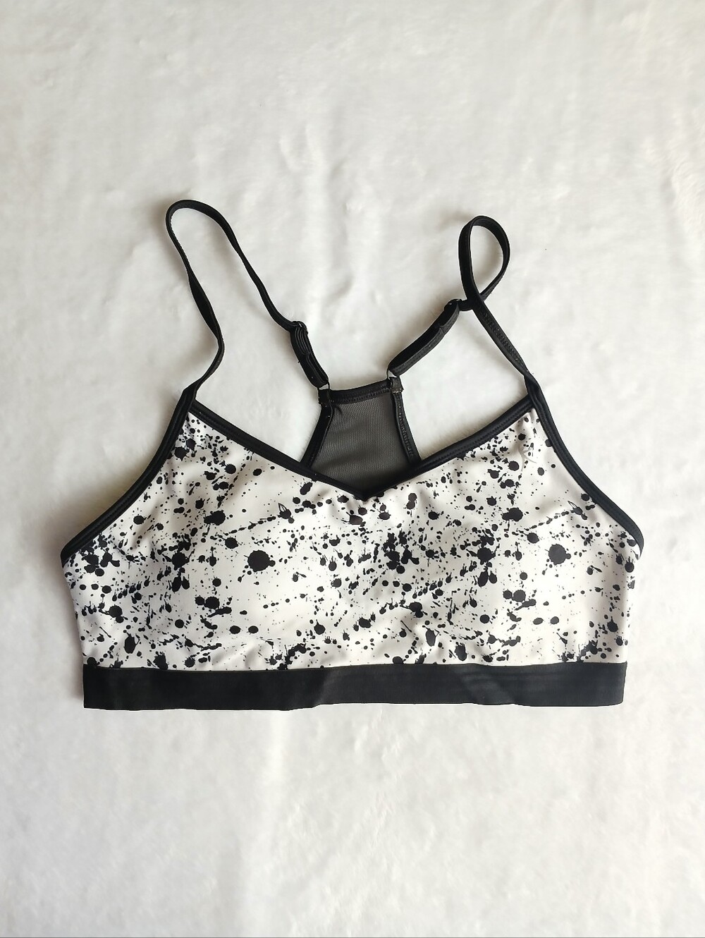 Splatter Sports Bra Size M